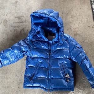 Kids Moncler Blue Jacket: authentic